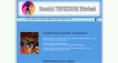 Desktop Screenshot of dansclubterpsichore.be